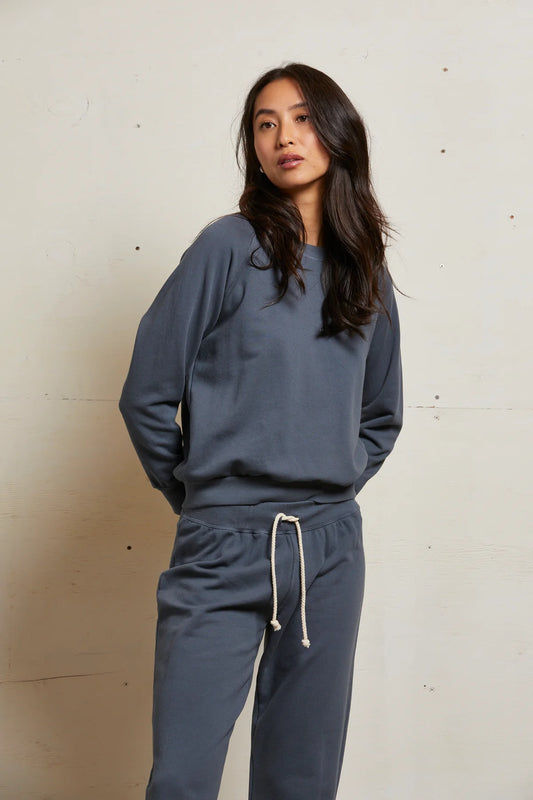 Beach Fleece Crew Neck Sweatshirt Night