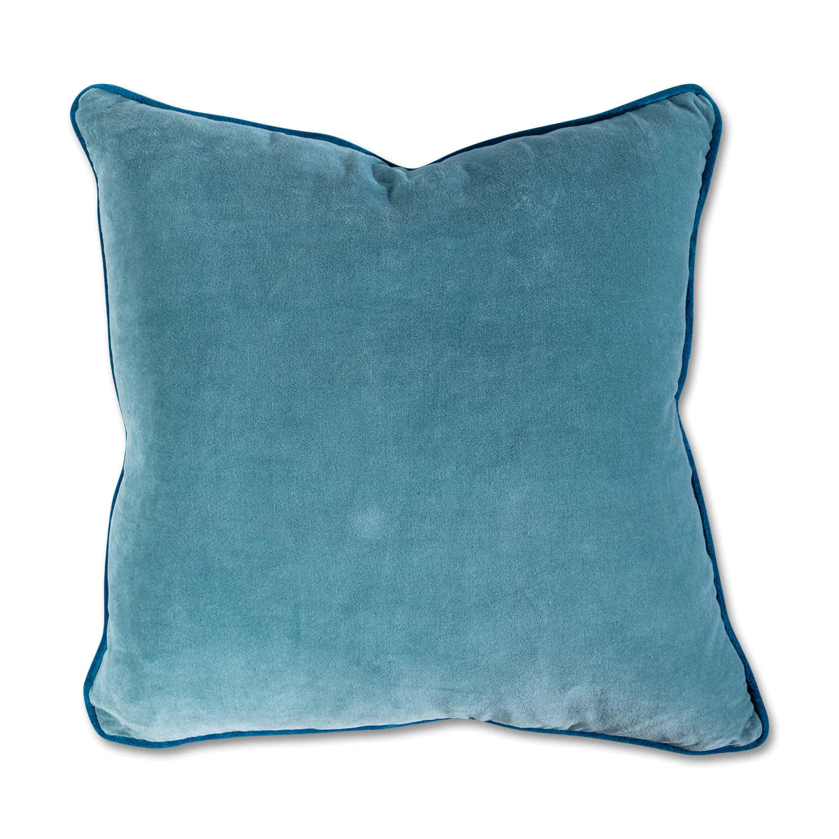 Charliss Velvet Pillow Aqua/Peacock