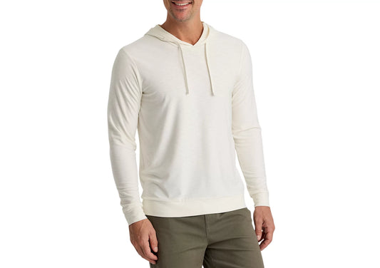 Men's Bamboo Slub Hoodie Sea Salt