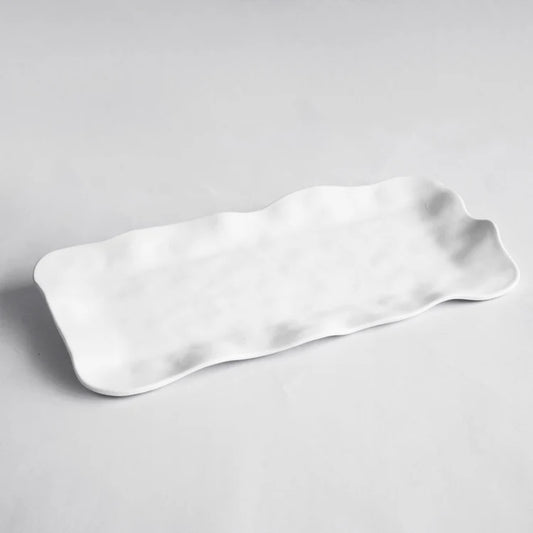 Vida Nube Long Rectangle Tray White