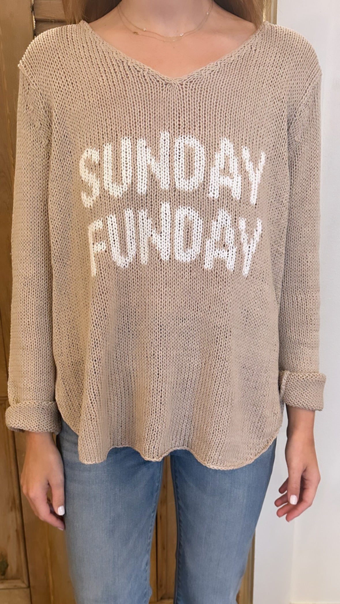 Sunday Funday Khaki/Breaker White