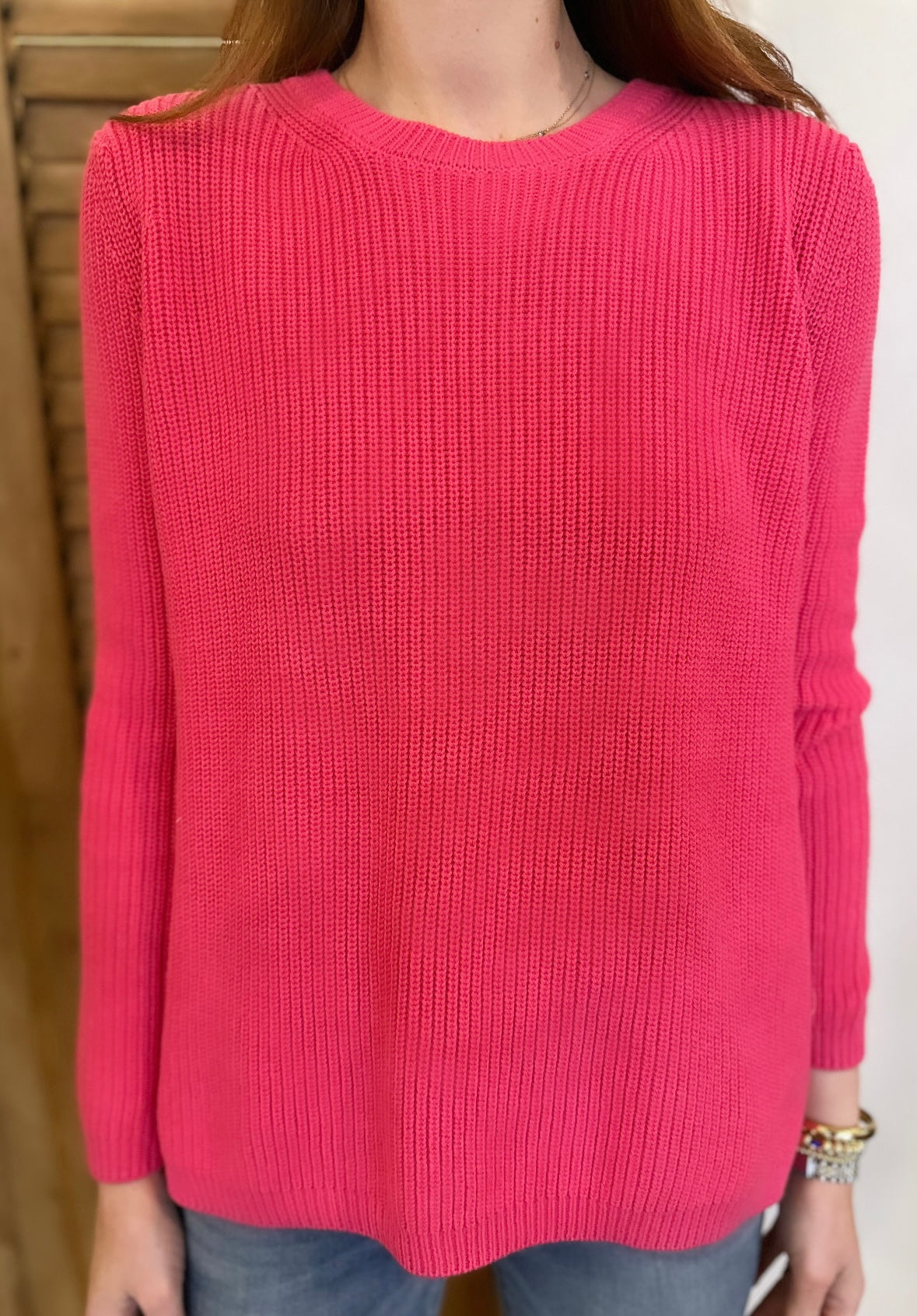 Emma Crewneck Sweater Pink