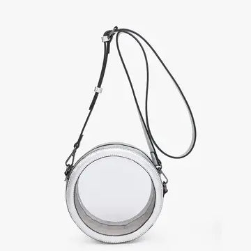 Clear Circular Crossbody Bag