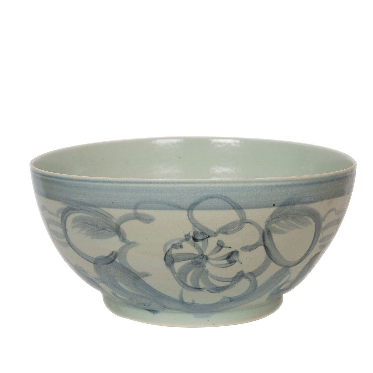 B/W Silla Bowl Twisted Flower