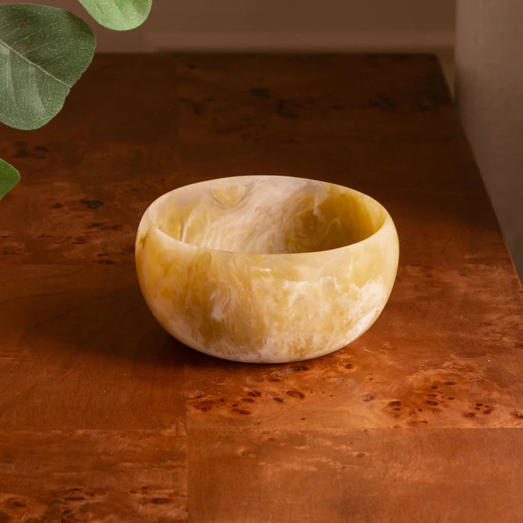 Resin Sorbet Mini Round Bowl Matcha
