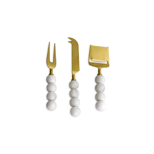 Resin Sorbet Cheese Set of 3 Coconut