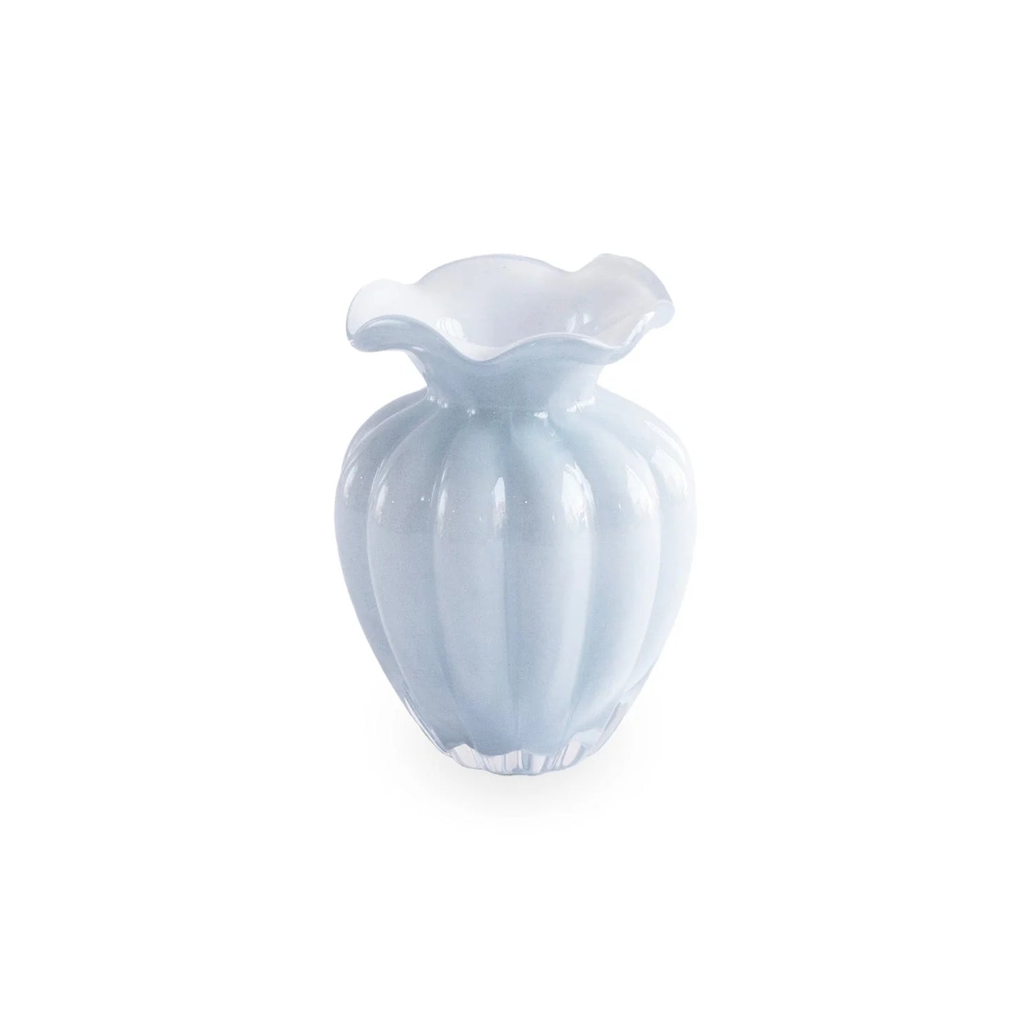 Glass Vento Small Vase Periwinkle