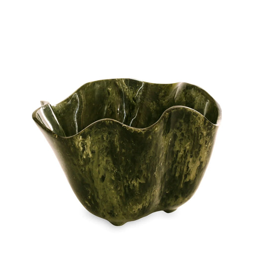 Resin Malachite Ice Bucket Green