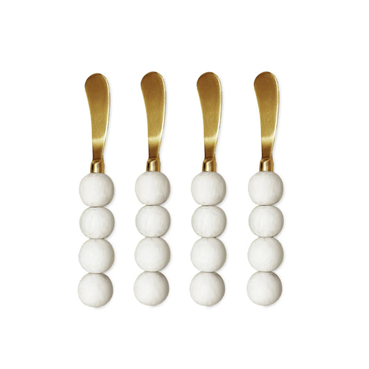 RESIN Sorbet Spreaders Set of 4 Coconut