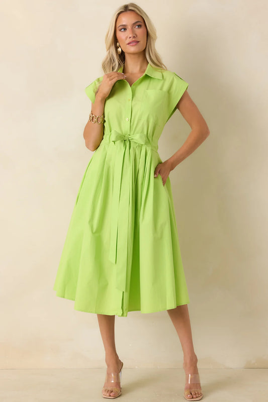 Lana Midi Dress Limelight