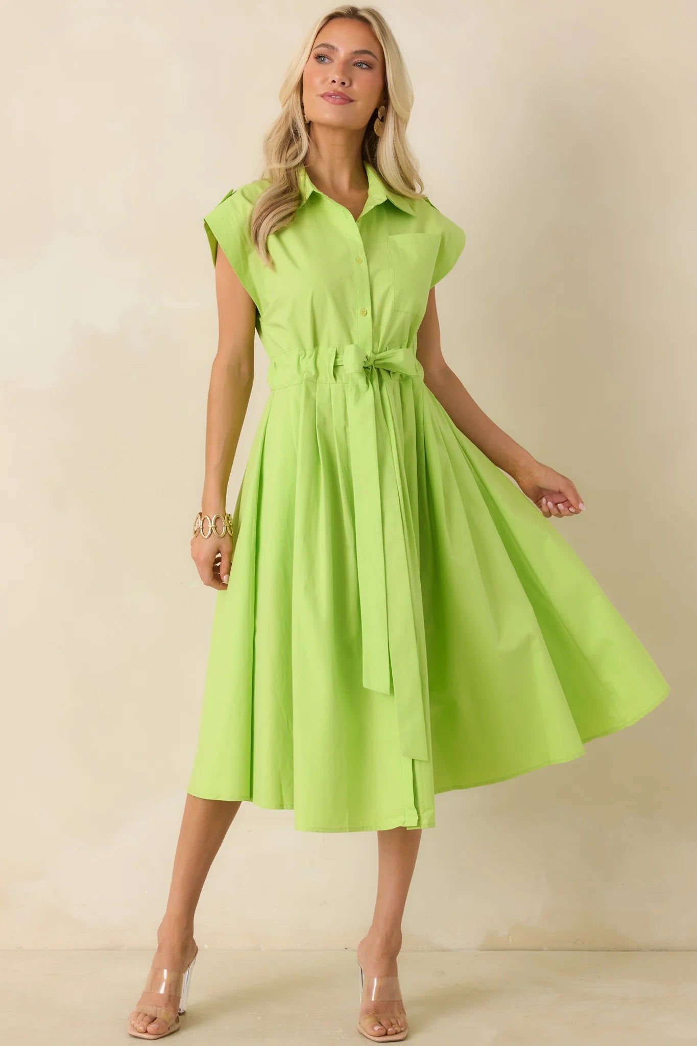 Lana Midi Dress Limelight