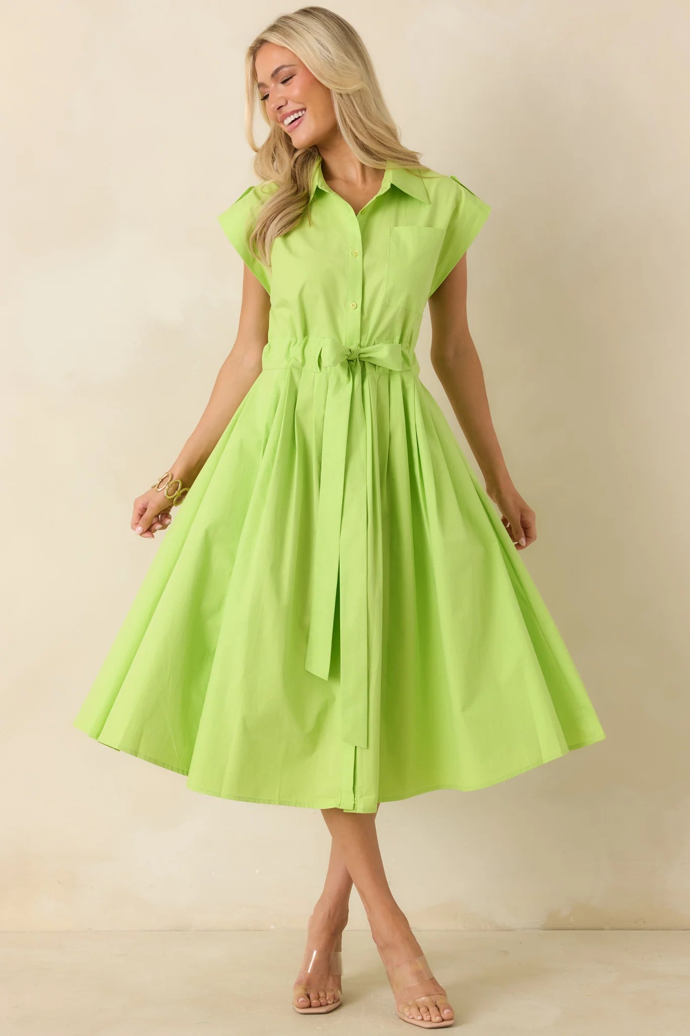 Lana Midi Dress Limelight