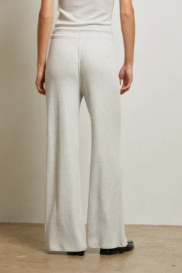 Brushed Waffle Drawstring Pant Ash