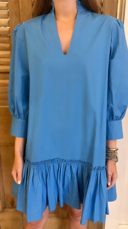 Chloe Dress Mykonos Blue