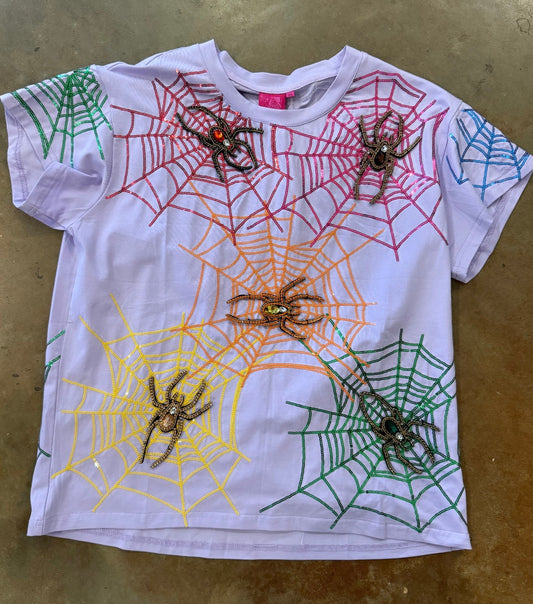 Lavender Spider Web Tee