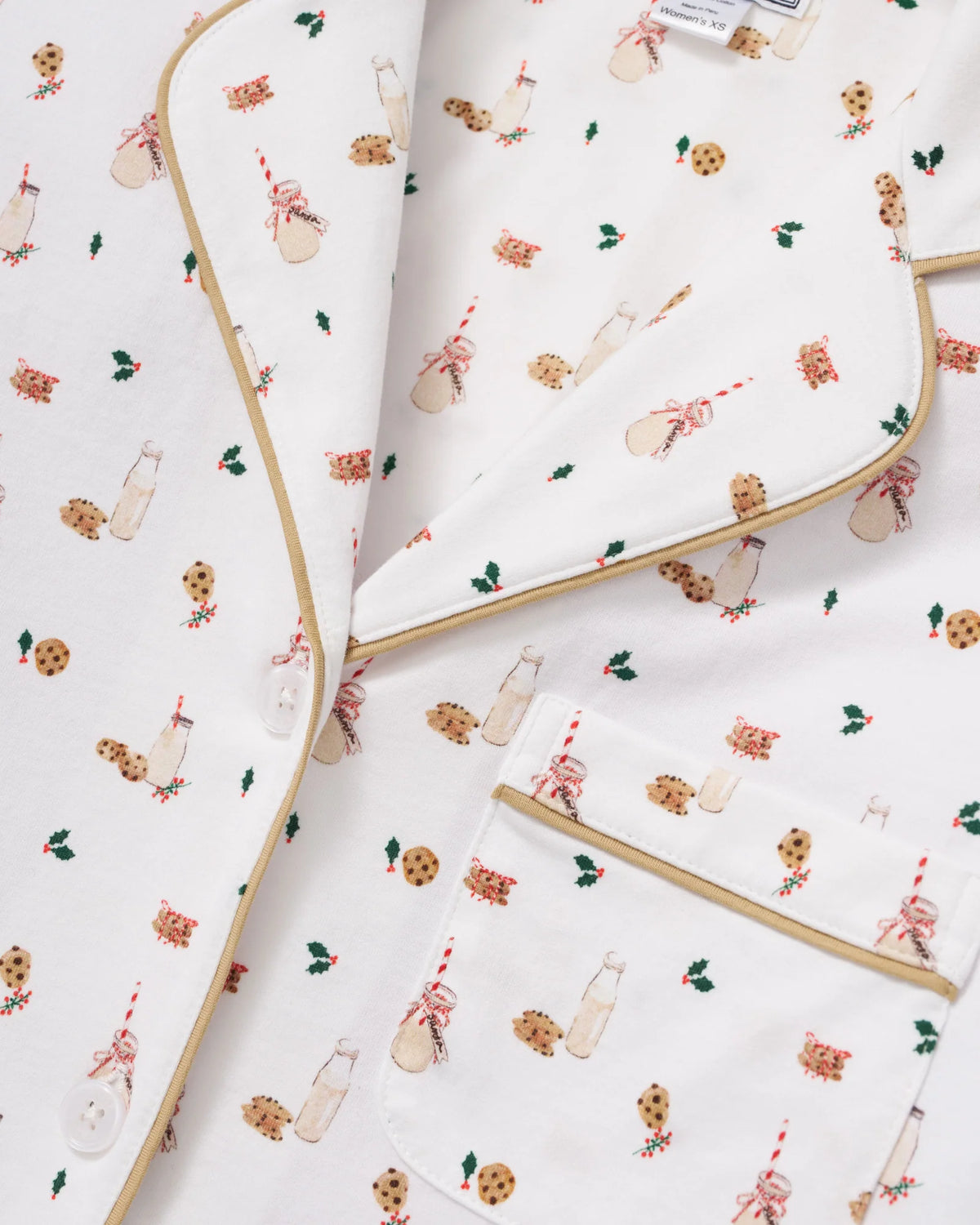 Women's Pima Pajama Set in Yuletide Treats