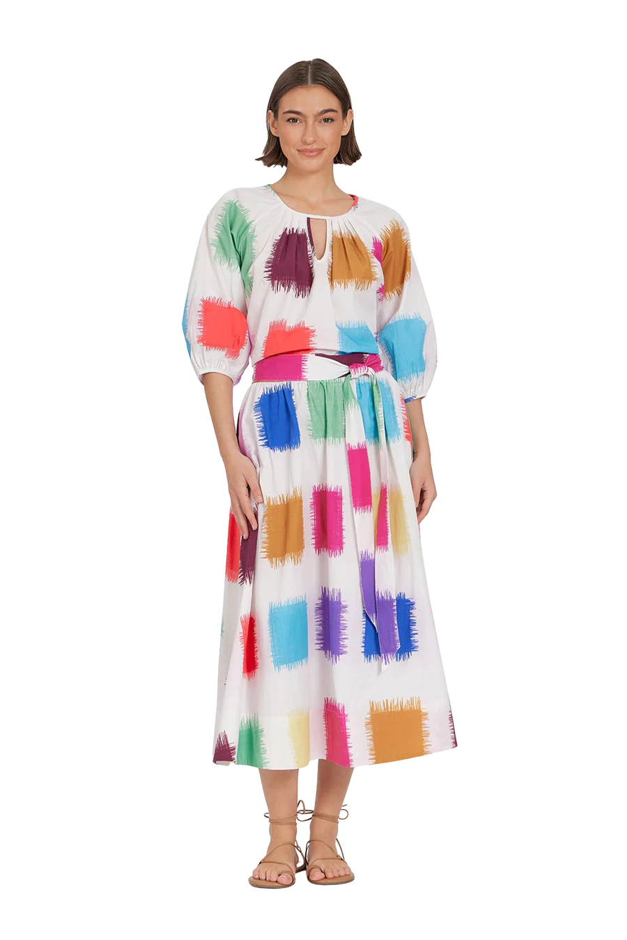 Lou Skirt Brushstrokes