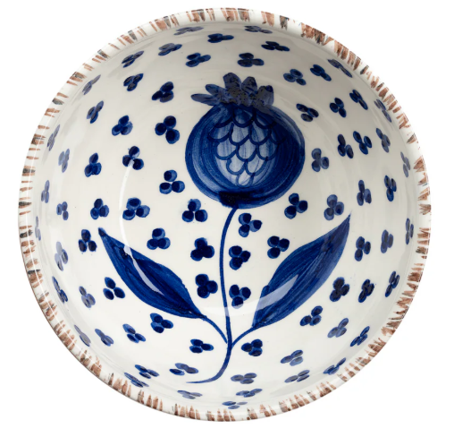 Blue/White Bowl Pomegranate