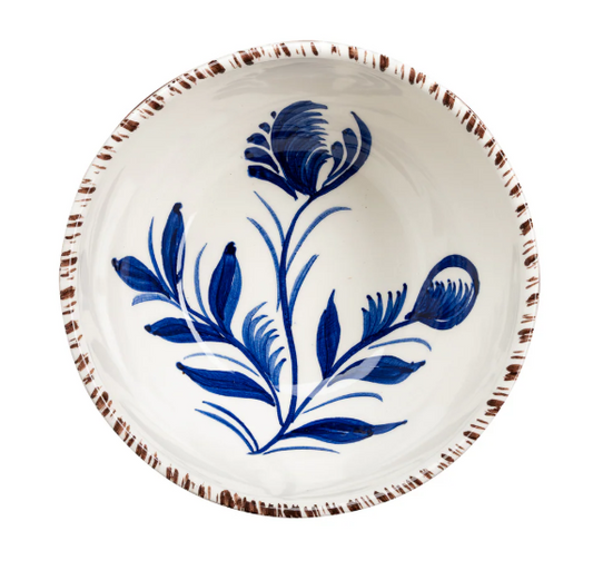 Blue/White Bowl Flowers