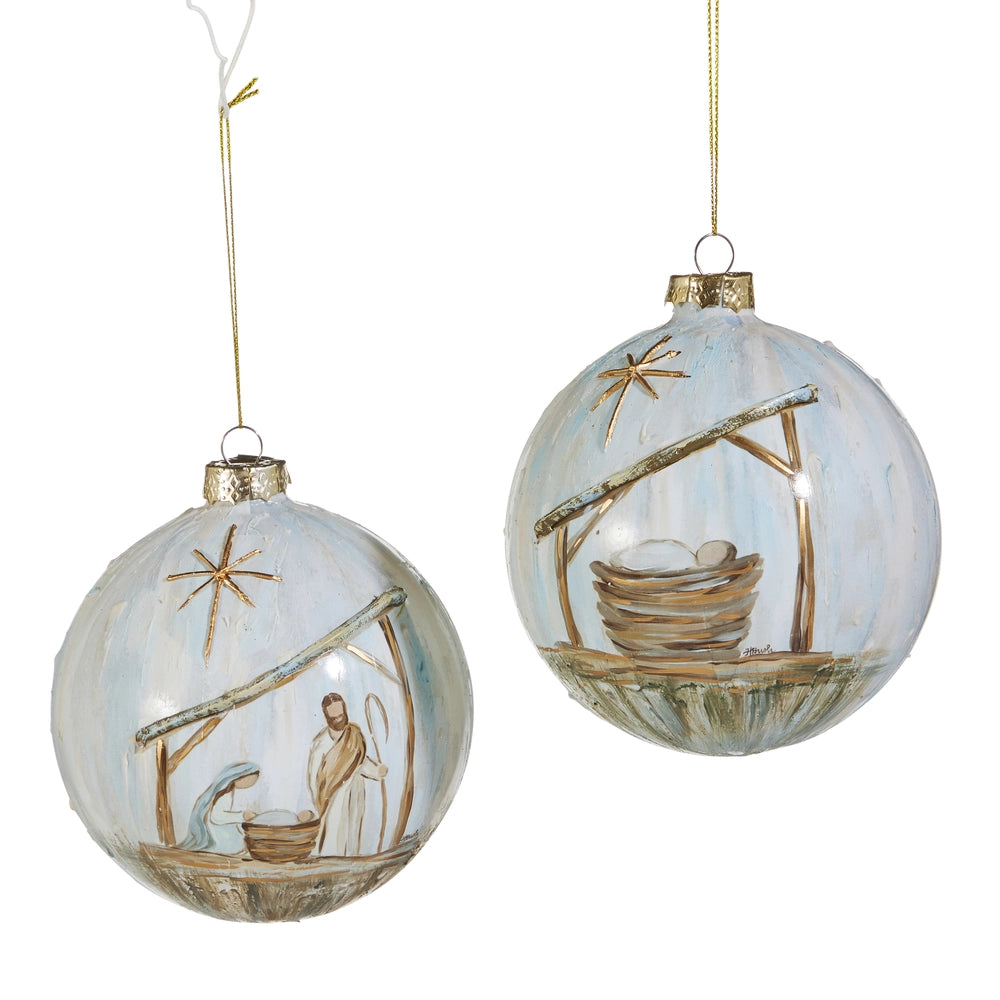 5" Holy Night Ball Ornament