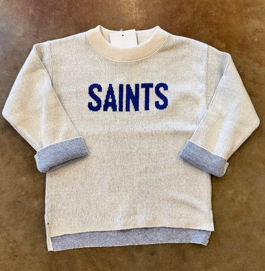 Kids Saints Everyday Relaxed Sweater Royal Blue