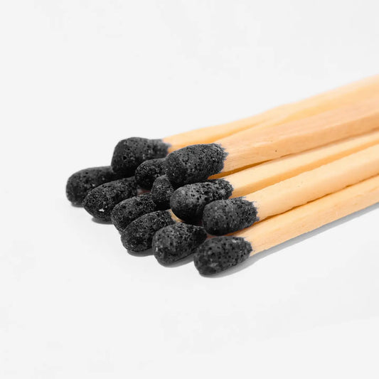 3'' Inch Match Stick Refills Black/Wood (140 Count)