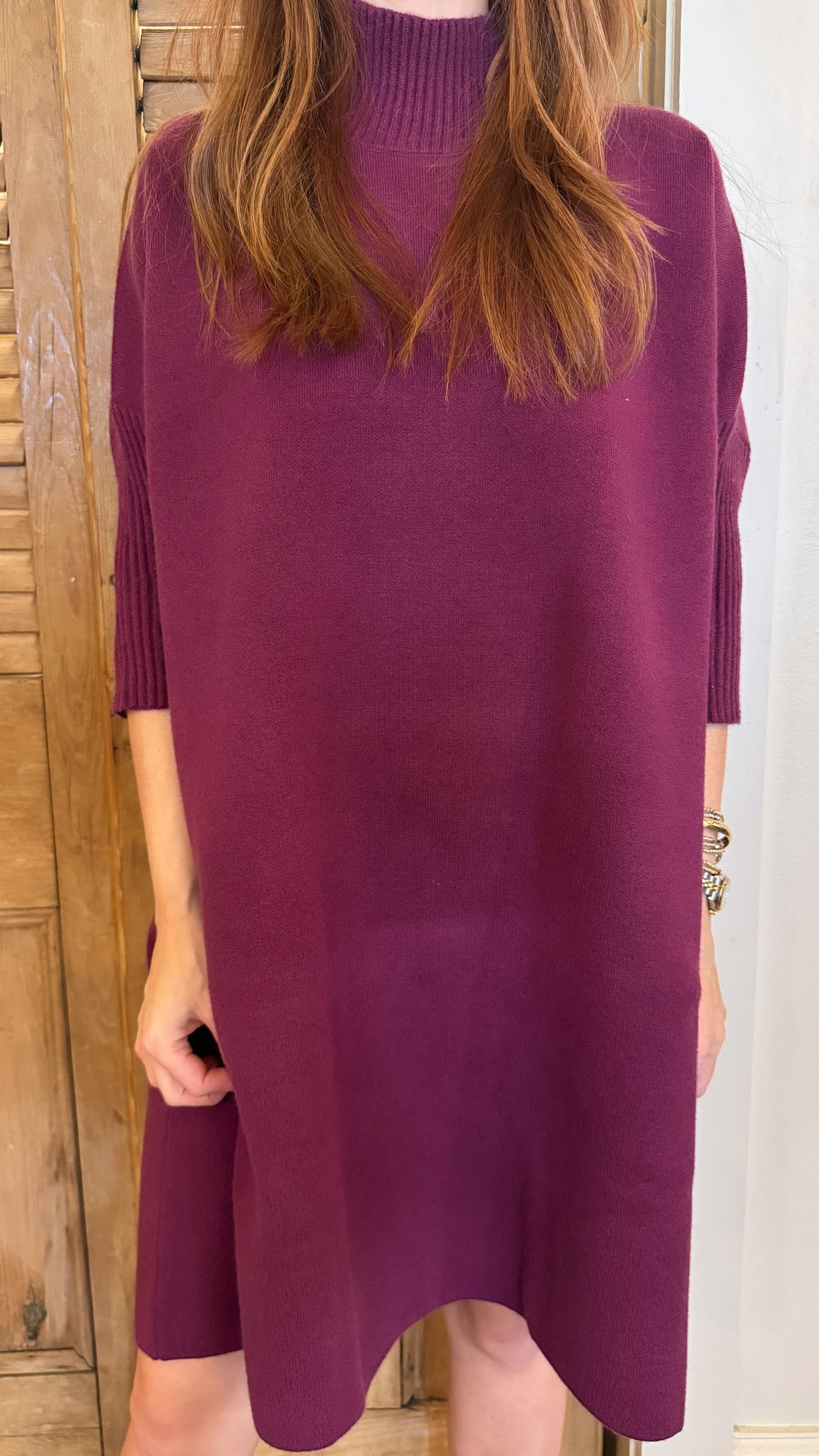 Aja Dress Purple Wine