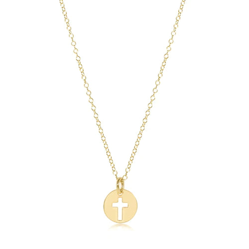 Egirl 14" Necklace Gold Blessed