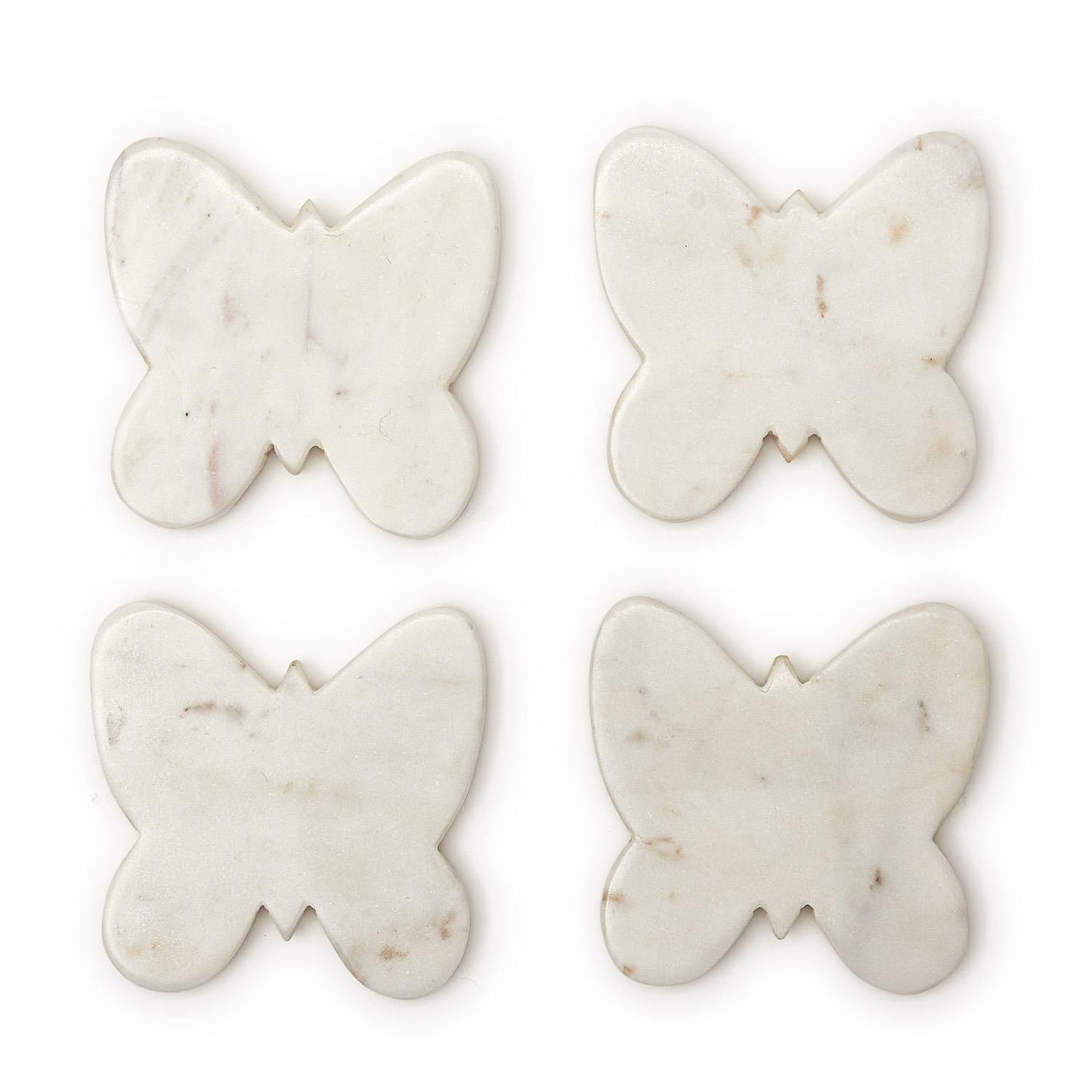 S/4 Butterfly Marble Coaster