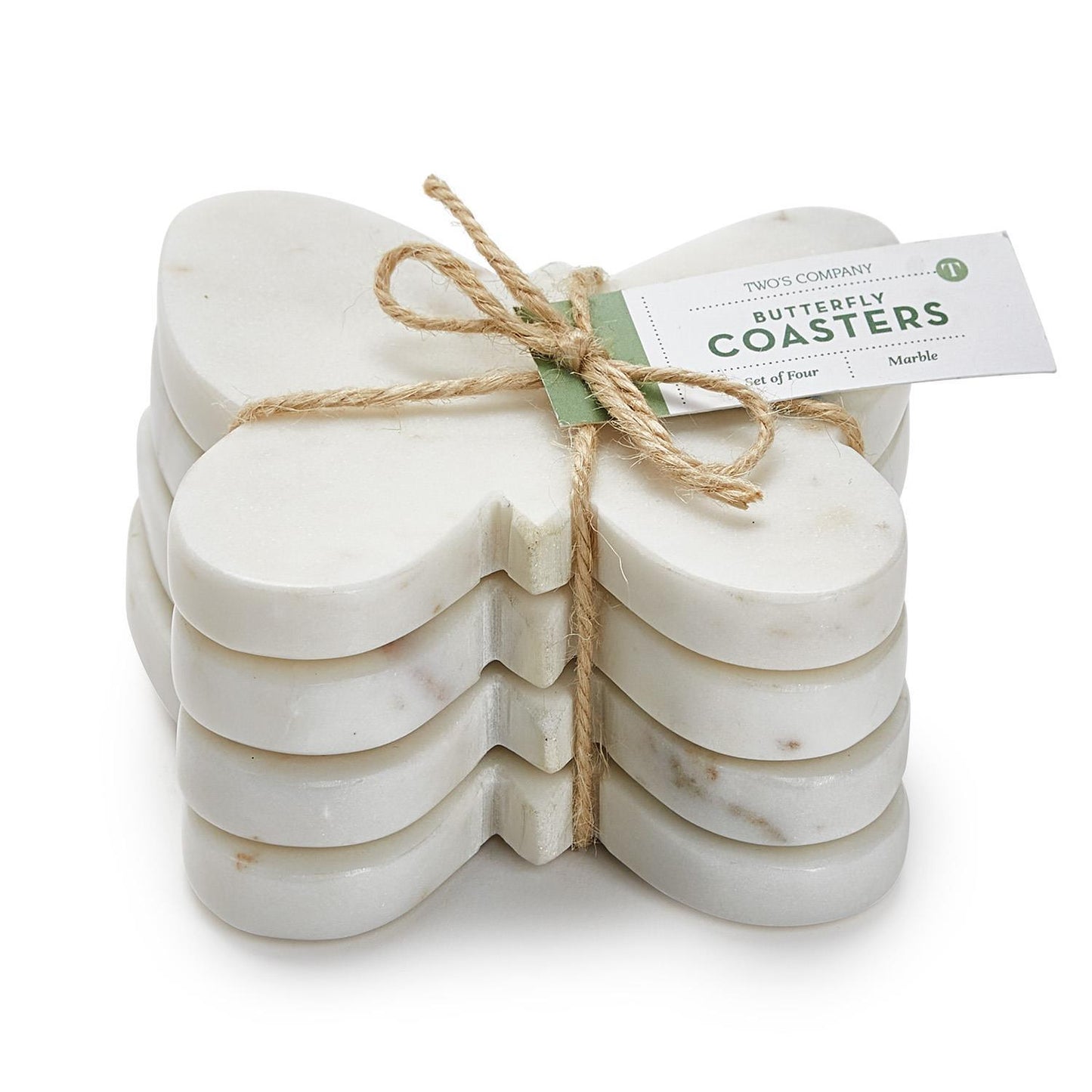 S/4 Butterfly Marble Coaster