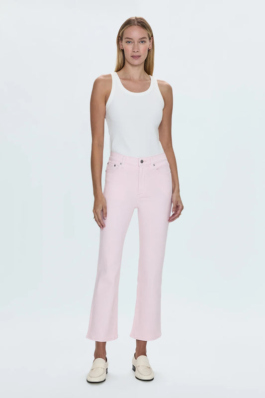 Lennon High Rise Crop Boot Blush