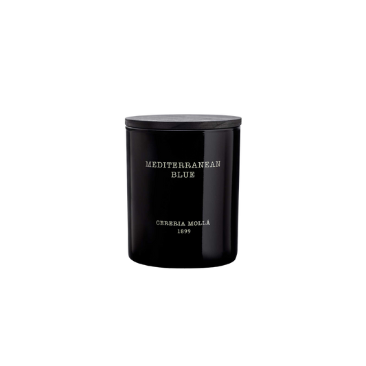 Mediterranean Blue Black 8oz Candle