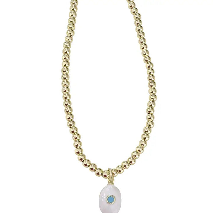 Rayne Gemstone Neck Turquoise