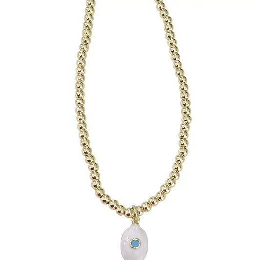 Rayne Gemstone Neck Turquoise