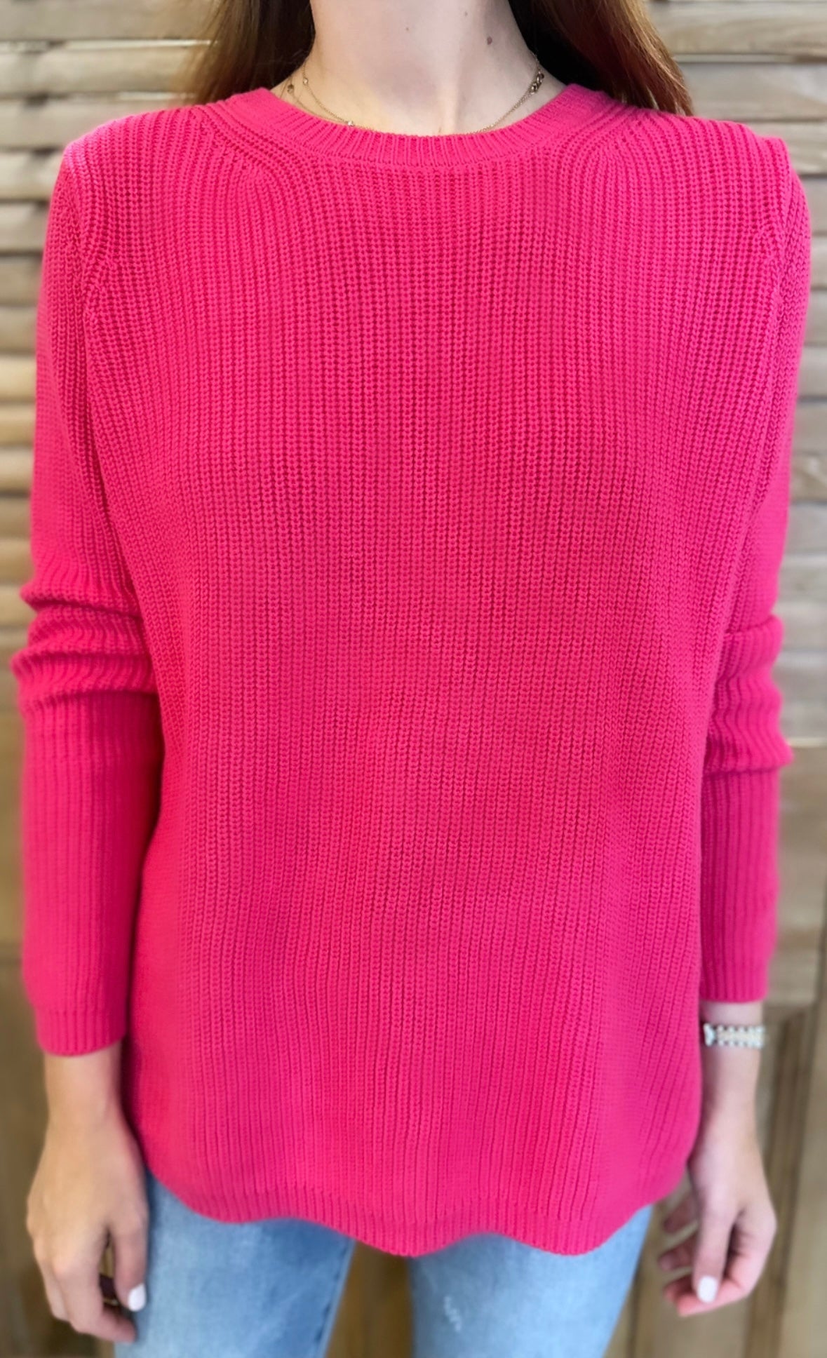 Emma Crewneck Fuschia