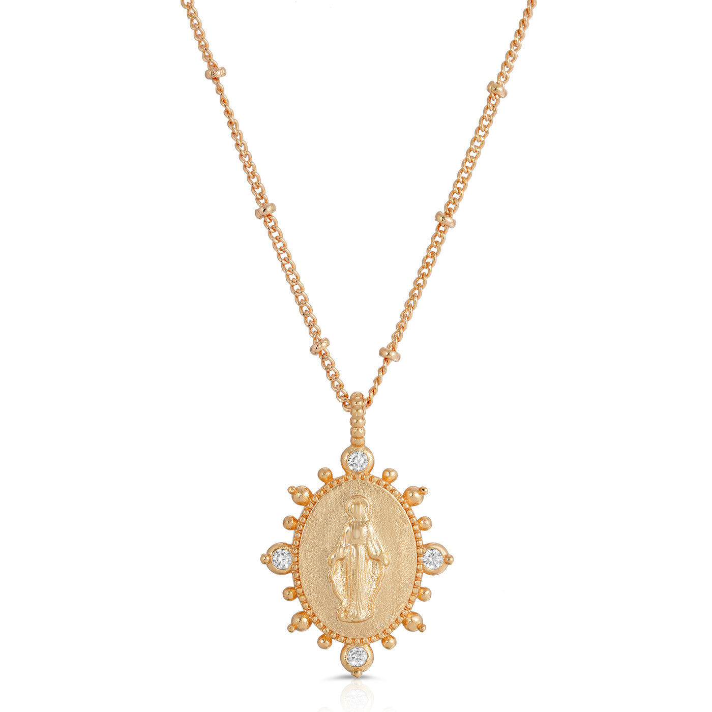 Lady Lourdes Pendant Gold