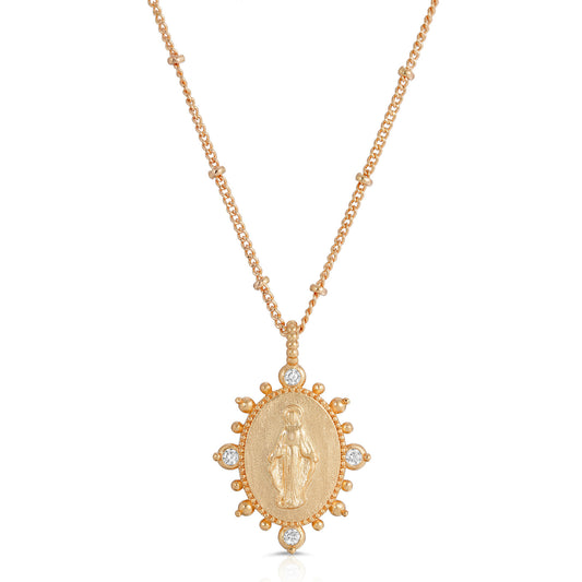 Lady Lourdes Pendant Gold