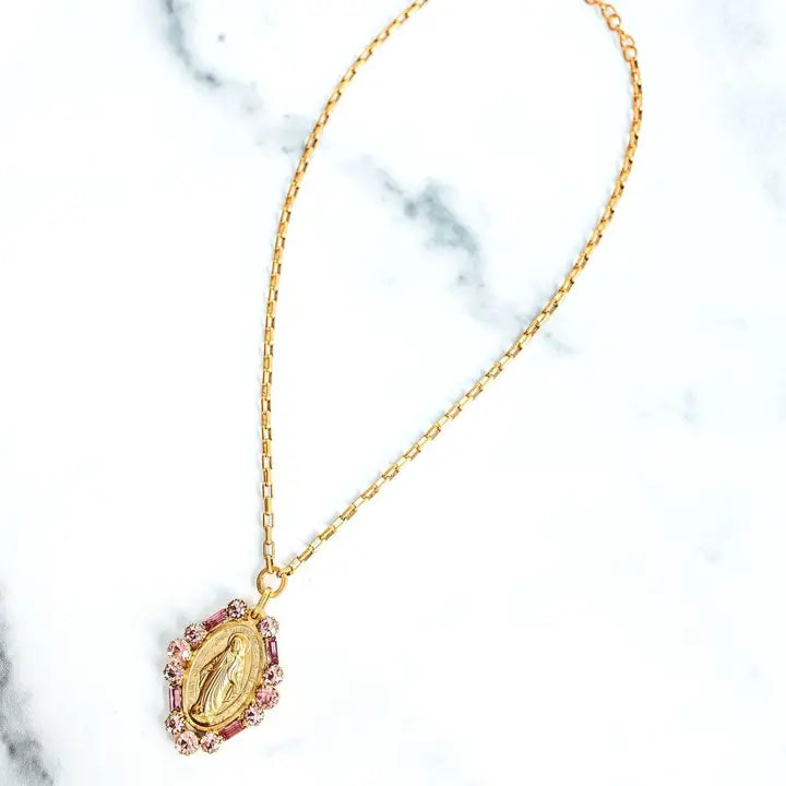 Lena Necklace Pink