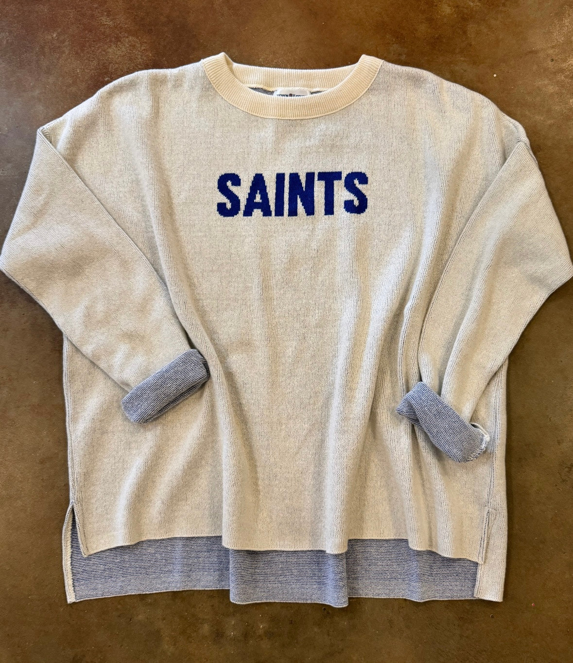 Saints Everyday Relaxed Sweater Royal Blue