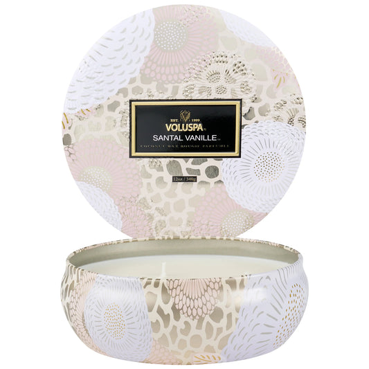 Santal Vanille 3 Wick Tin
