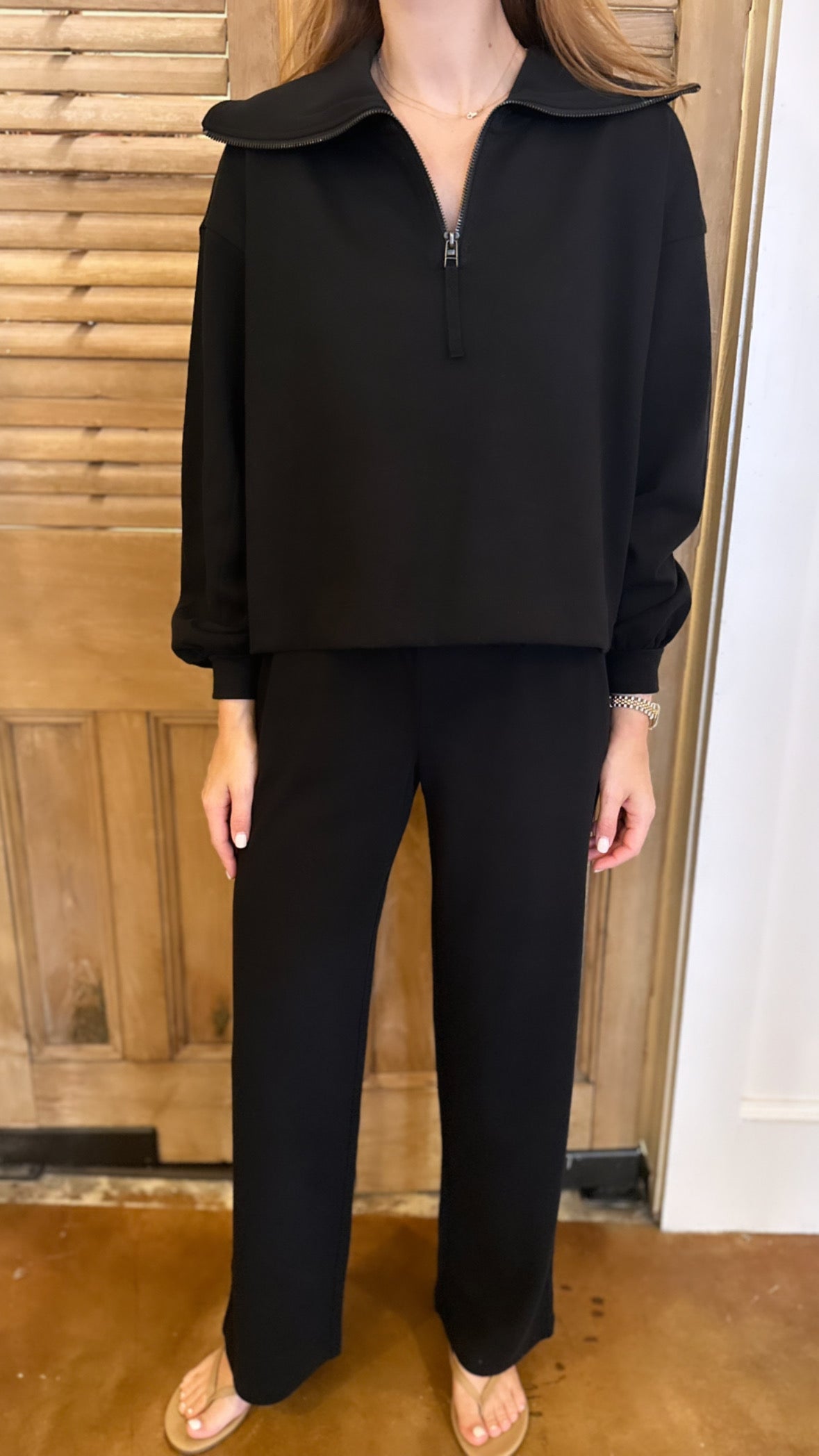 Drawcord Pant Black