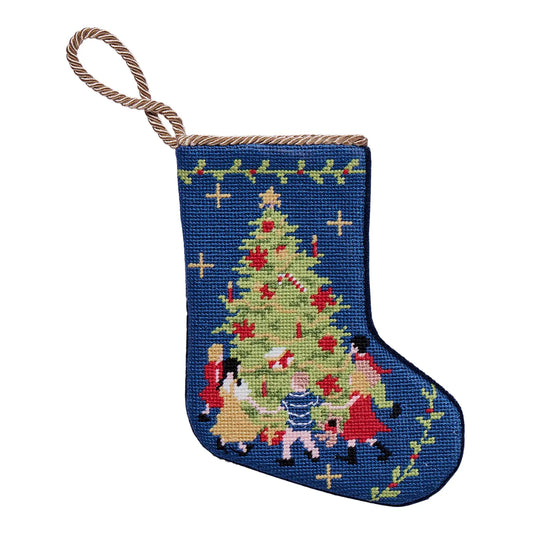 Tree & Friends Embroidered Mini Stocking