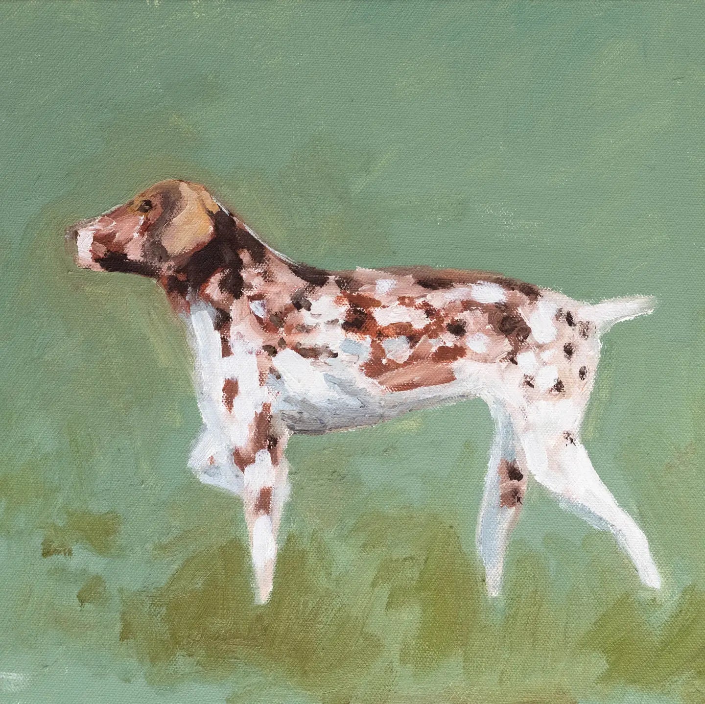 Framed Pointer Print 15.5" x 13.5"