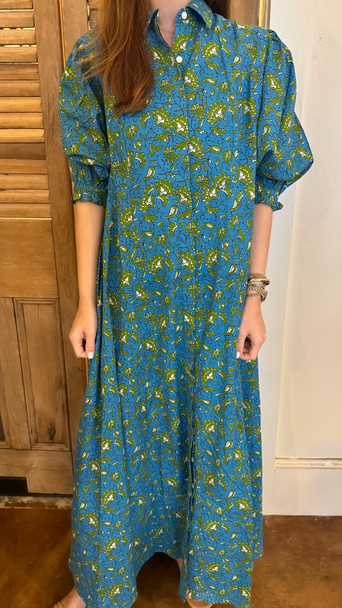 Rosie Shirtdress Kalamkari