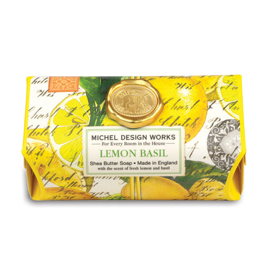 Lemon Basil Large Bath Bar Soap