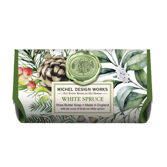 White Spruce Large Bath Bar Soap