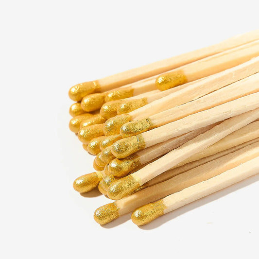 3'' Inch Match Stick Refills Gold (140 Count)