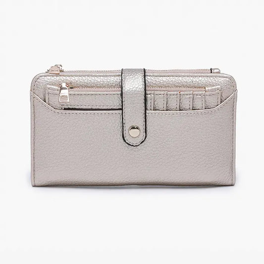 Macy Snap Wallet w/ Removable Cardholder Gold