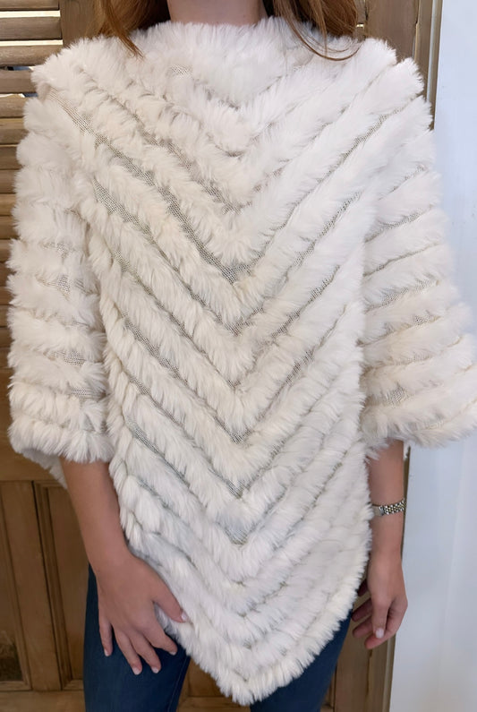 Mila Poncho Ivory