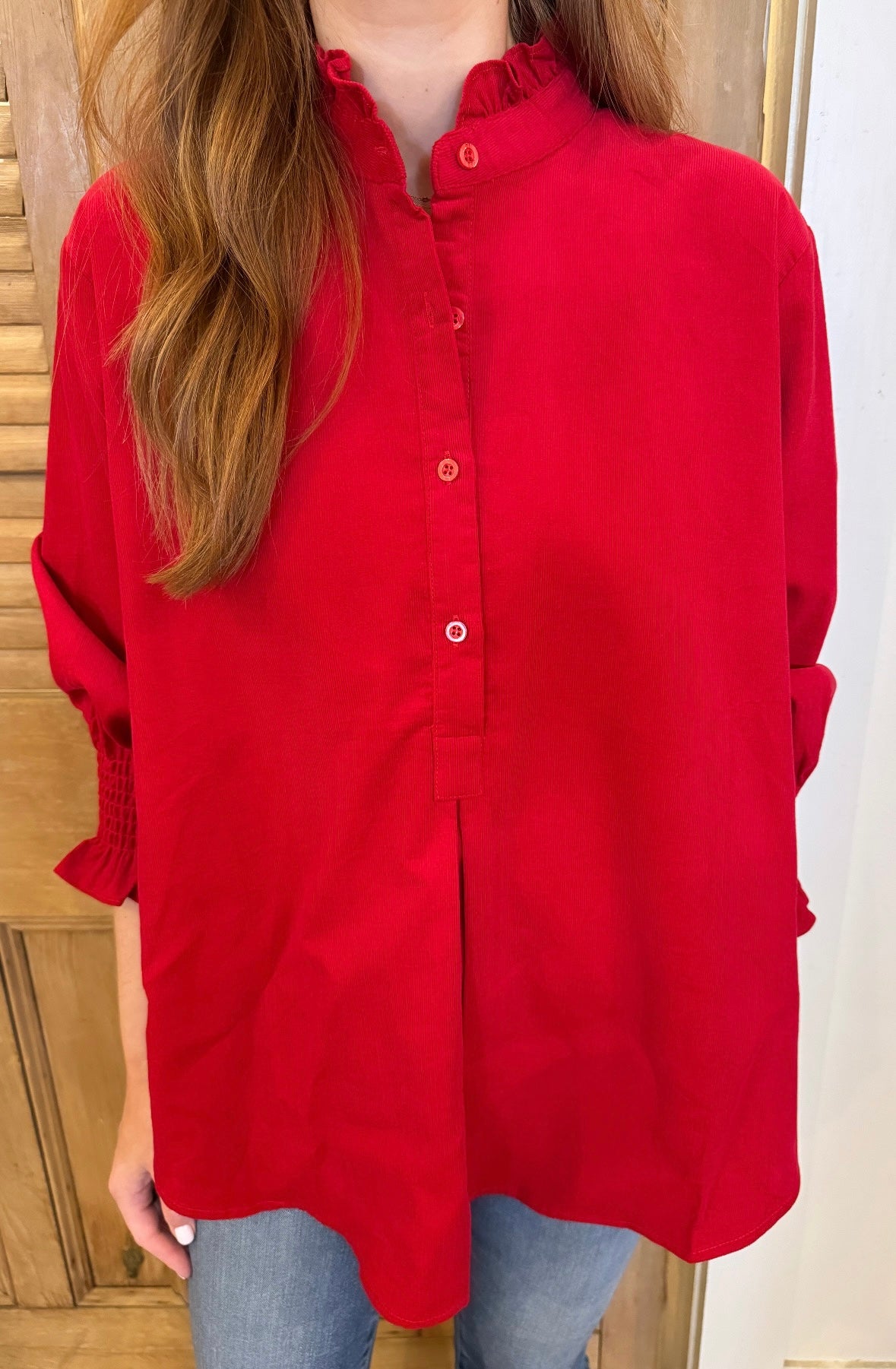 Kimberly Courdory Top Red